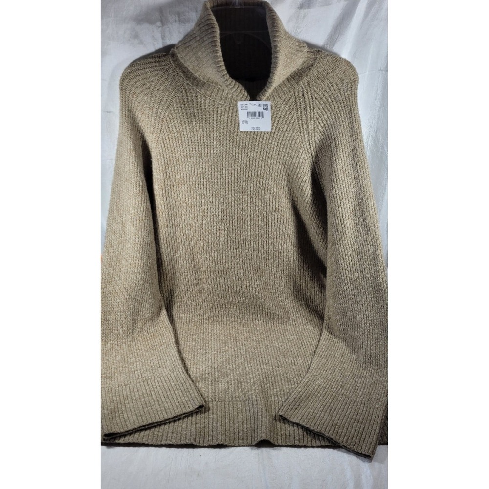 American Eagle Women's Turtleneck Sweater Mini Dress - Lt Brown - Size XXL